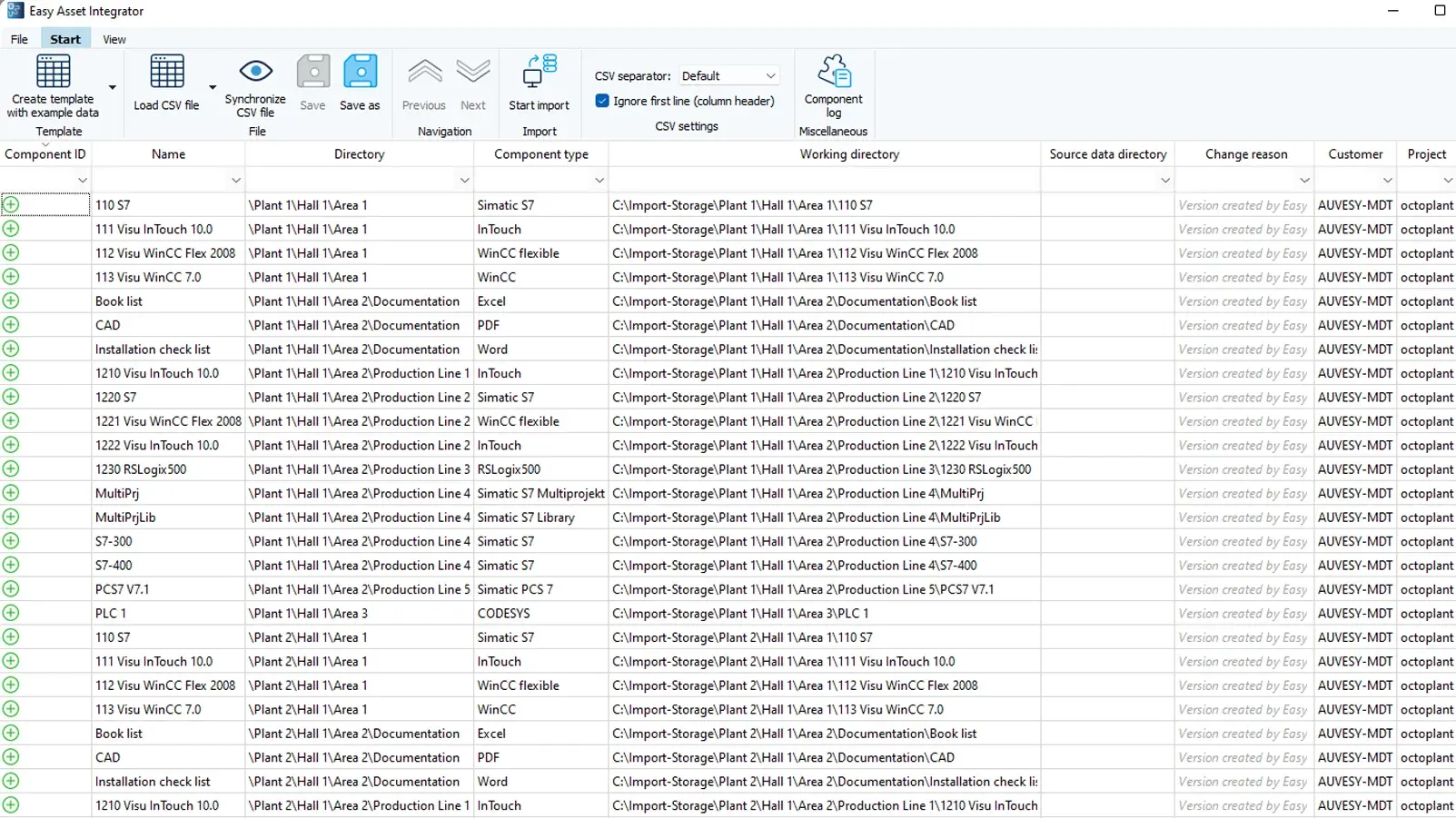 Easy Asset Integrator